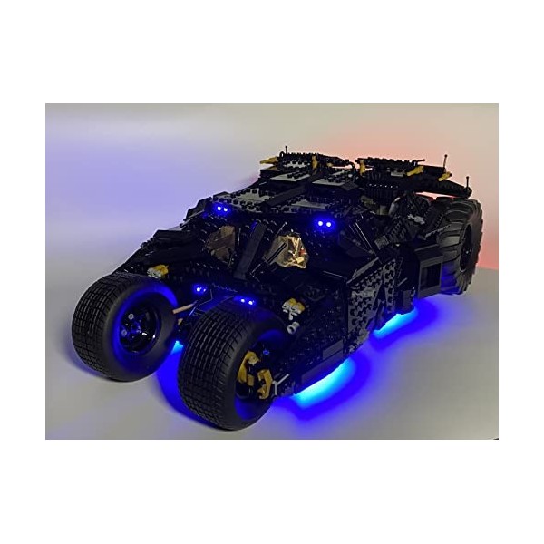 Brickbooster Kit déclairage LED pour Lego 76240 "Batmobile Tumbler" lot Lego non inclus 