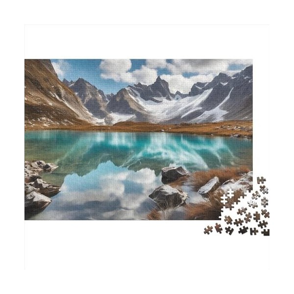 lac Puzzle 300 Pièces Paysage français pour Adultes Jeux Éducatifs Jeu De Défi Familial Décoration Intérieure Cadeaux De Pâqu