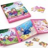 SYNARRY Princesse Sirène Licorne Jouet Puzzle en Magnétique Enfants pour 2 3 4 5 6 Ans, Puzzles de Princesse Sirène Licorne d