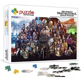 Puzzle Game of Thrones, Puzzle 1000 Pièces pour Adultes, Puzzles Classiques Adolescent Puzzle Parfait pour Les Enfants Annive