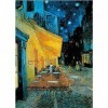 1000 Pièces Puzzle Terrasse Café Nuit Vincent Van Gogh, Puzzle 1000 Pièces pour Adultes Jouets Cadeau Défi de Décompression P