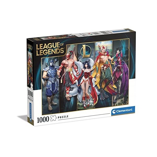 Clementoni 1000pzs Does Not Apply League of Legends 1000 pièces, Fantaisie, Puzzle Personnage, Divertissement pour Adulte-fab