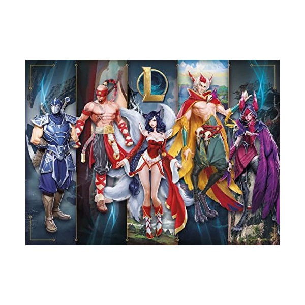 Clementoni 1000pzs Does Not Apply League of Legends 1000 pièces, Fantaisie, Puzzle Personnage, Divertissement pour Adulte-fab