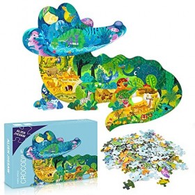 Colmanda Puzzle Animaux pour Enfants, 108 Pièces Puzzle Animaux, Jouet Puzzles pour Enfant, Jouet Éducatif Parfait pour Garço