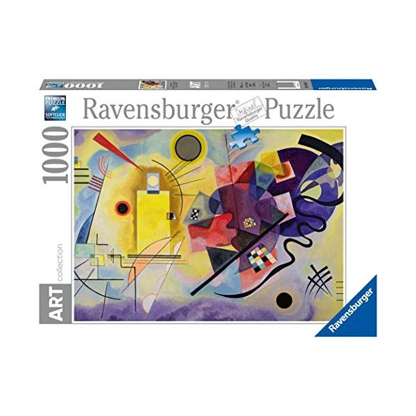 Ravensburger - Puzzle Adulte - Puzzle 1000 p - Art collection - Jaune-rouge-bleu - Vassily Kandinskys - 14848