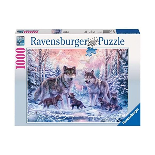 Ravensburger - Puzzle Adulte - Puzzle 1000 p - Loups arctiques - 19146