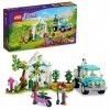 LEGO 41707 Friends Le Camion Planteur d’Arbres, Jouet de Construction Voiture, avec Figurines danimaux, Jardinage pour Fille