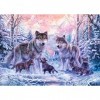 Ravensburger - Puzzle Adulte - Puzzle 1000 p - Loups arctiques - 19146