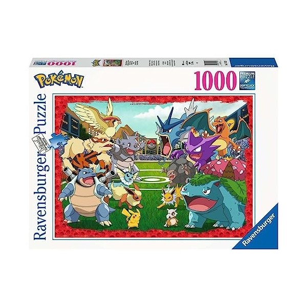 Ravensburger - Puzzle 1000 pièces - Laffrontement des Pokémon - Adultes et enfants dès 14 ans - Puzzle de qualité supérieure