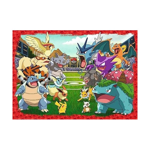 Ravensburger - Puzzle 1000 pièces - Laffrontement des Pokémon - Adultes et enfants dès 14 ans - Puzzle de qualité supérieure