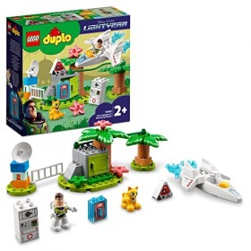 LEGO 10962 Duplo Disney et Pixar La Mission Planétaire de Buzz l’Éclair, Jouet de lespace avec Robot et Vaisseau Spatial, po