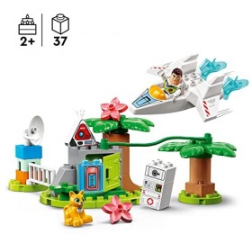 LEGO 10962 Duplo Disney et Pixar La Mission Planétaire de Buzz l’Éclair, Jouet de lespace avec Robot et Vaisseau Spatial, po