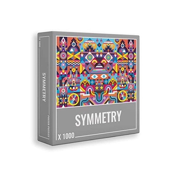 Symmetry de Cloudberries – Puzzle Difficile et symétrique de 1000 pièces pour Les Adultes et Les Adolescents, avec des Couleu