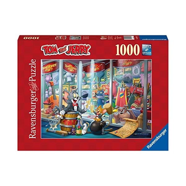 Ravensburger - Puzzle Adulte - Puzzle 1000 p - La gloire de Tom & Jerry - 16925