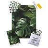 Pieced Out - Puzzle à encadrer « Plant Life » - Adulte - Carton Premium 100% recyclé - avec Colle/grattoir/Guide Haute résolu