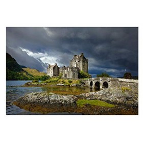 Puzzle 1000 Pièces Château DEilean Donan, Ecosse Jouets Éducatifs Pour Enfants