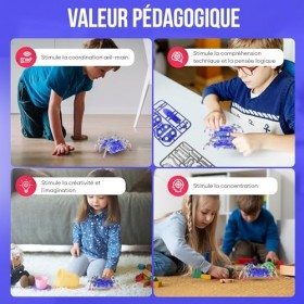 noDNA Robot Jouet Enfant Robot Enfant araignée kit électronique à Monter- Robotisés pour Enfants à partir de 8 Ans – Jouet Fi