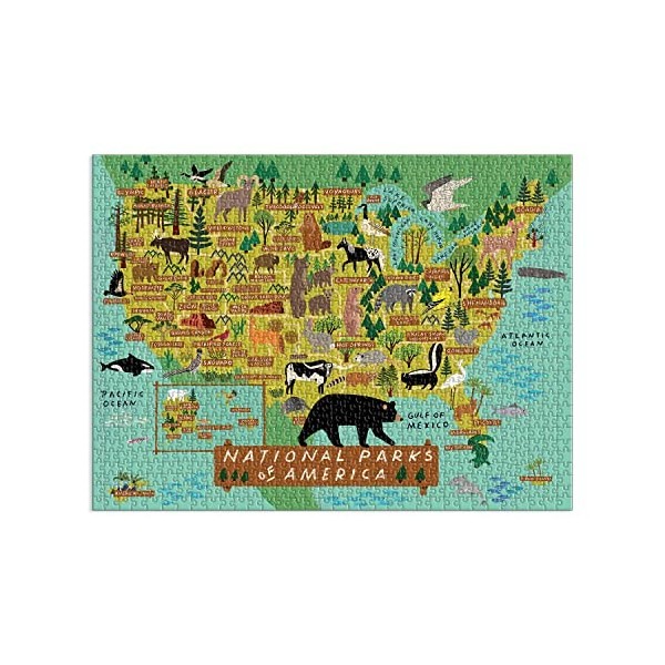 National Parks of America Puzzle: 1000 Piece