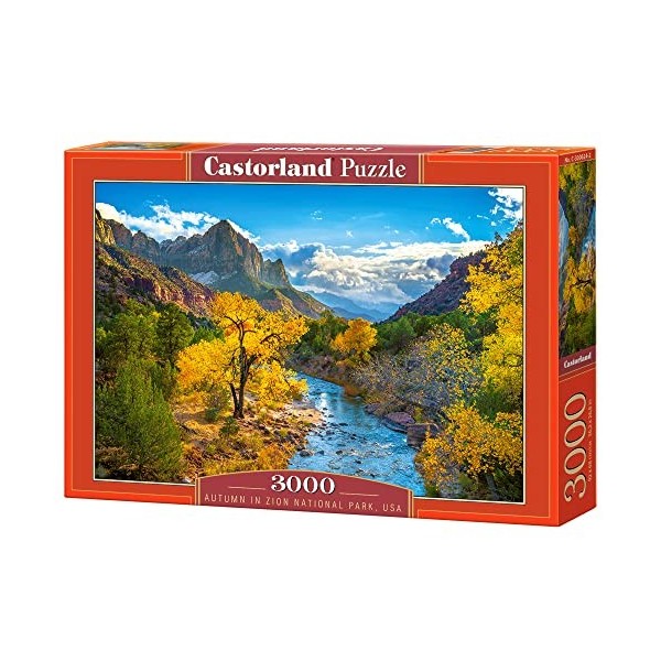 Castorland Puzzle 3000 pièces : Automne dans Le Parc National de Zion, USA