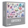 Cloudberries Crystals de Puzzle de 1000 pièces pour Les Adultes. Design Cool Violet et Rose regorgeant de gemmes, de Diamants