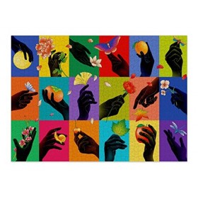 Puzzle Hands de Cloudberries - Puzzle Haut de Gamme de 1000 Pices pour Les Adultes, avec Effet de Collage esthŽtique et Art Ž