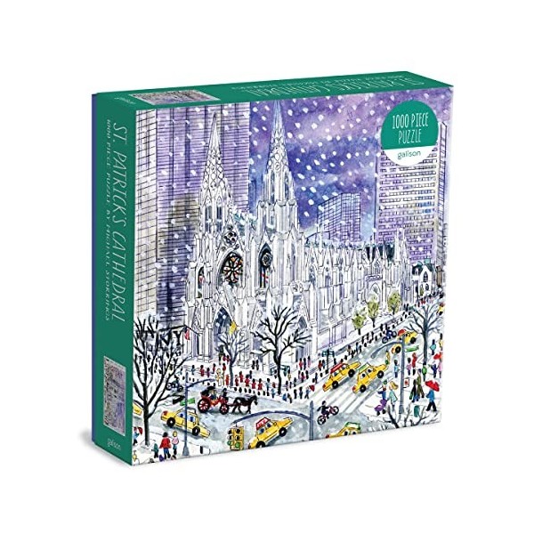 Galison 9780735369351 Michael Storrings St. Patricks Cathedral 1000 Piece Puzzle