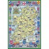 JG Puzzle carte historique de lIrlande 1000 pièces 690 mm x 480 mm