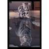 WYTTT Puzzle Adulte 1000 Pièces Puzzle Adulte Puzzle en Bois Puzzle Classique en Classique 3D Chat Tigre DIY Éducatif Puzzle 