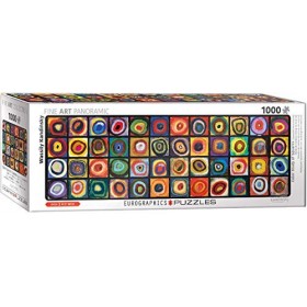 Eurographics EG60105443 Puzzle panoramique Motif carrés colorés