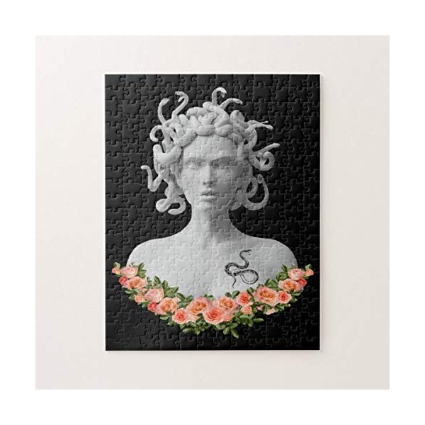 Medusa Gorgon Mythologie grecque, puzzles 1000 pièces, puzzles stimulants et éducatifs, jeux de jouets, peinture abstraite po