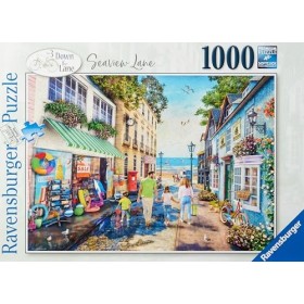 Ravensburger Down The Puzzle n°3 Seaview Lane 1000 pièces pour Adultes et Enfants à partir de 12 Ans, 17476, Multicolore