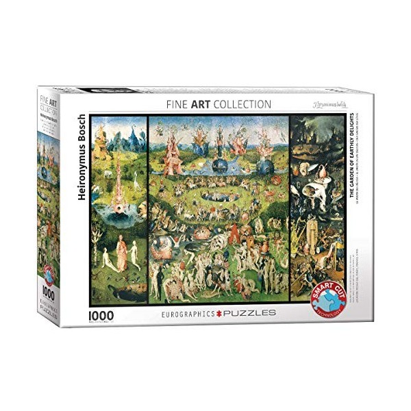 Eurographics "Jérôme Bosch Le Jardin des Délices/Triptyque Puzzle Lot de 1000, Multicolore 