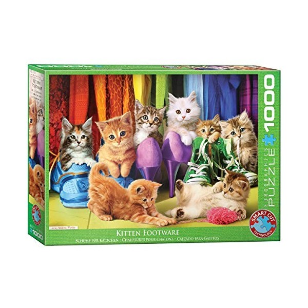 EuroGraphics Puzzle 1000 pièces Chaton Pride, 6000-5543, Coloris Assortis