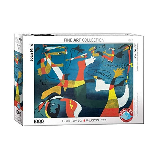 Eurographics "Joan Miro Hirondelle Amour Puzzle 1000p, Multicolore 