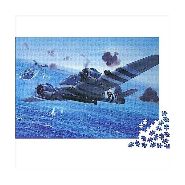 Puzzles Adultes 500 Pièces, Puzzle Adulte 500 Pièces, Puzzle 500 Pièces, Avion à Vapeur, Style Vapeur, Jouets Défiants, 500 P