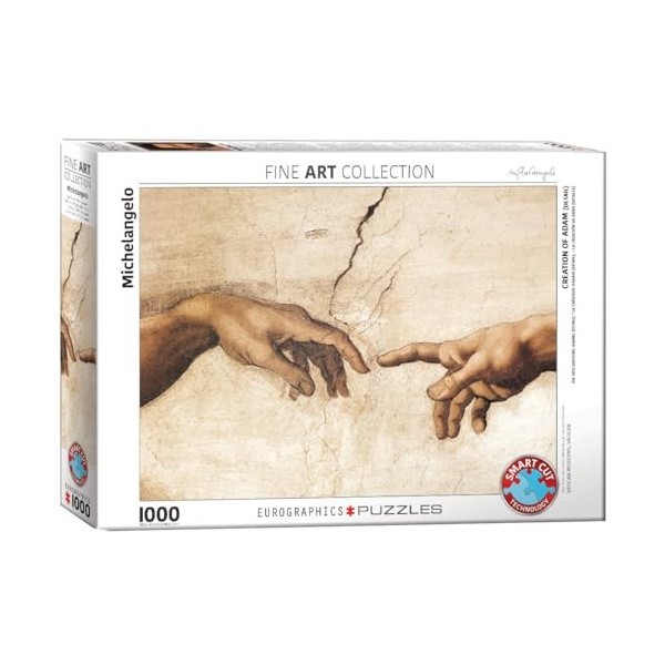 Eurographics Puzzle Création dAdam par Michelangelo 1000 pièces 
