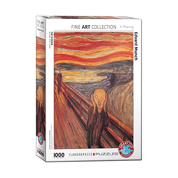 Eurographics EG60004489 Puzzle Le Cri par Edvard Munch 1000 pièces 