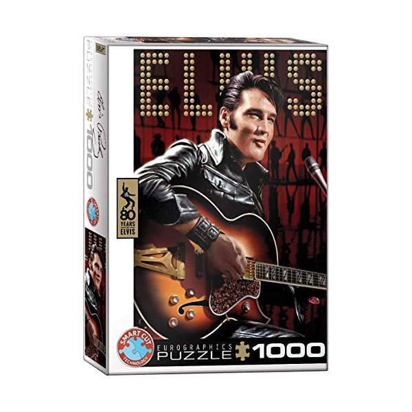 Eurographics "Elvis Portrait Puzzle 1000p, Multicolore 