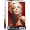 Puzzle de 1000 pièces représentant le portrait rouge de Marilyn Monroe par Sam Shaw