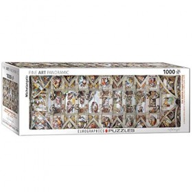EuroGraphics 6010-0960 Chapelle Sistine par Michelangelo Puzzle 1000 pièces , Coloris Assortis