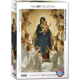Eurographics Puzzle La Vierge aux Anges par Williams Adolphe Bouguereau 1 000 pièces
