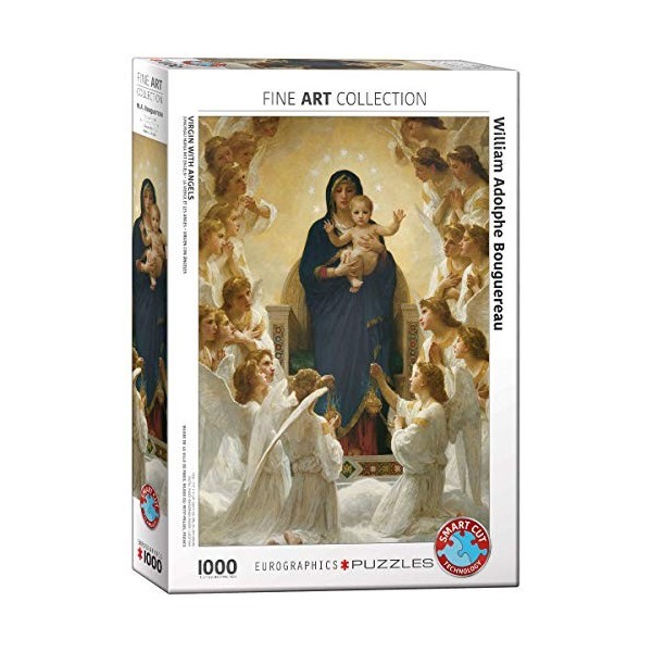 Eurographics Puzzle La Vierge aux Anges par Williams Adolphe Bouguereau 1 000 pièces