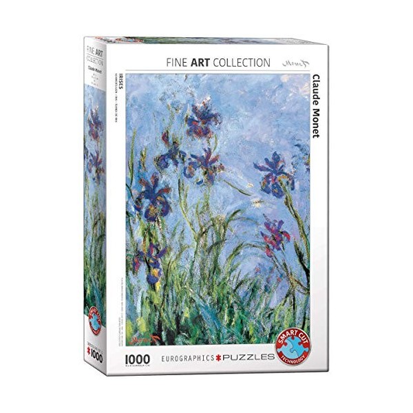 Eurographics Iris par Claude Monet Puzzle 1000 pièces 