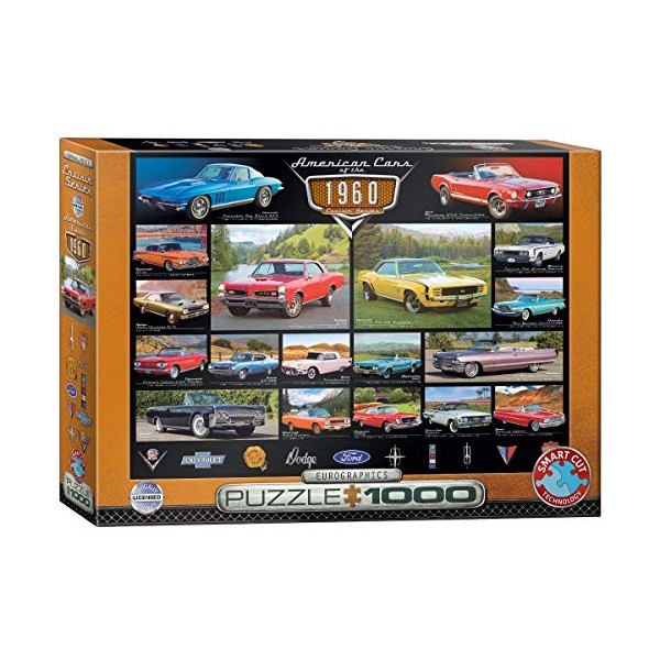 EuroGraphics- American Puzzle, 6000-0677, Multicolore