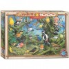 EuroGraphics 6000-0967 Puzzle « Oiseaux du Jardin » 1000 pièces 