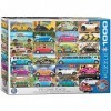 EuroGraphics- VW Beetle Gone Places Puzzle, EG60005422, Coloris Assortis, 1000