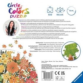 Ravensburger - Puzzle Adulte - Puzzle rond 500 p - Fleurs Circle of Colors - 17167