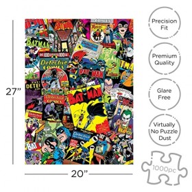 AQUARIUS- Collage Batman Puzzle, 65214, 1000