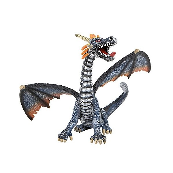 75594 - BULLYLAND - Dragon gris assis