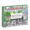 Galison 9780735370173 Michael Storrings Springtime at The Library 500 Piece Double-Sided Puzzle